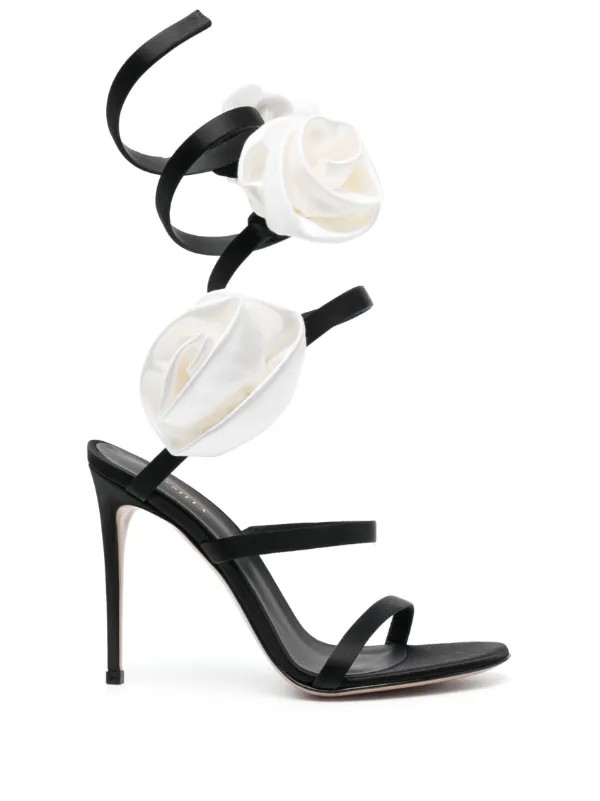 Le Silla Rose high-heel Sandals | Black | FARFETCH | Farfetch Global