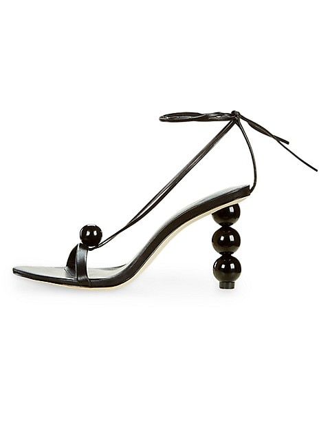 Karina Leather Wrap Sandals | Saks Fifth Avenue