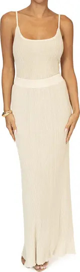 JLUXLABEL Serena Metallic Rib Knit Camisole & Skirt Set | Nordstrom | Nordstrom