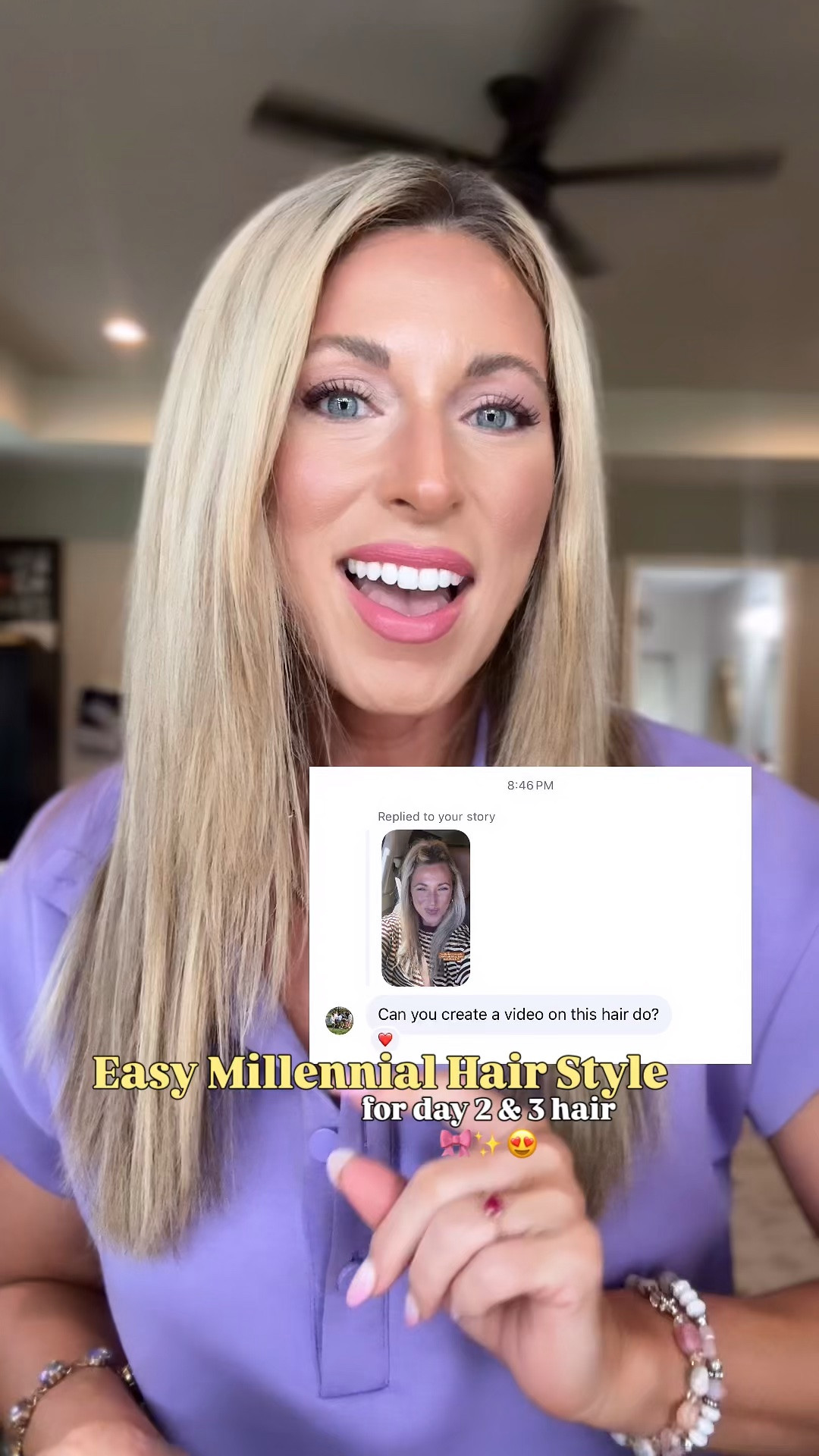 Easy Millennial Hair Tutorial for Day 2-3 Hair ✨ comment HAIR and I’ll send you a DM to shop what I used🔗🛍️
#millenials #over40style #halfuphair #momhairdontcare #longhair

#LTKBeauty #LTKOver40 #LTKActive