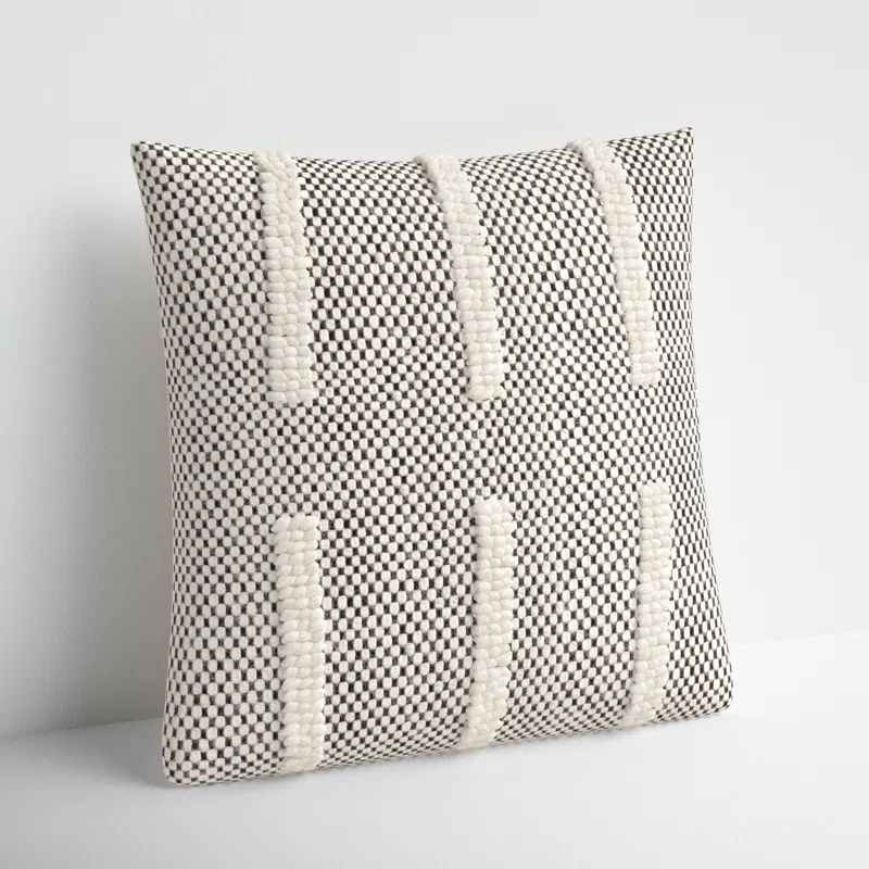 Sefarina Striped Wool Blend Throw Pillow | Wayfair North America