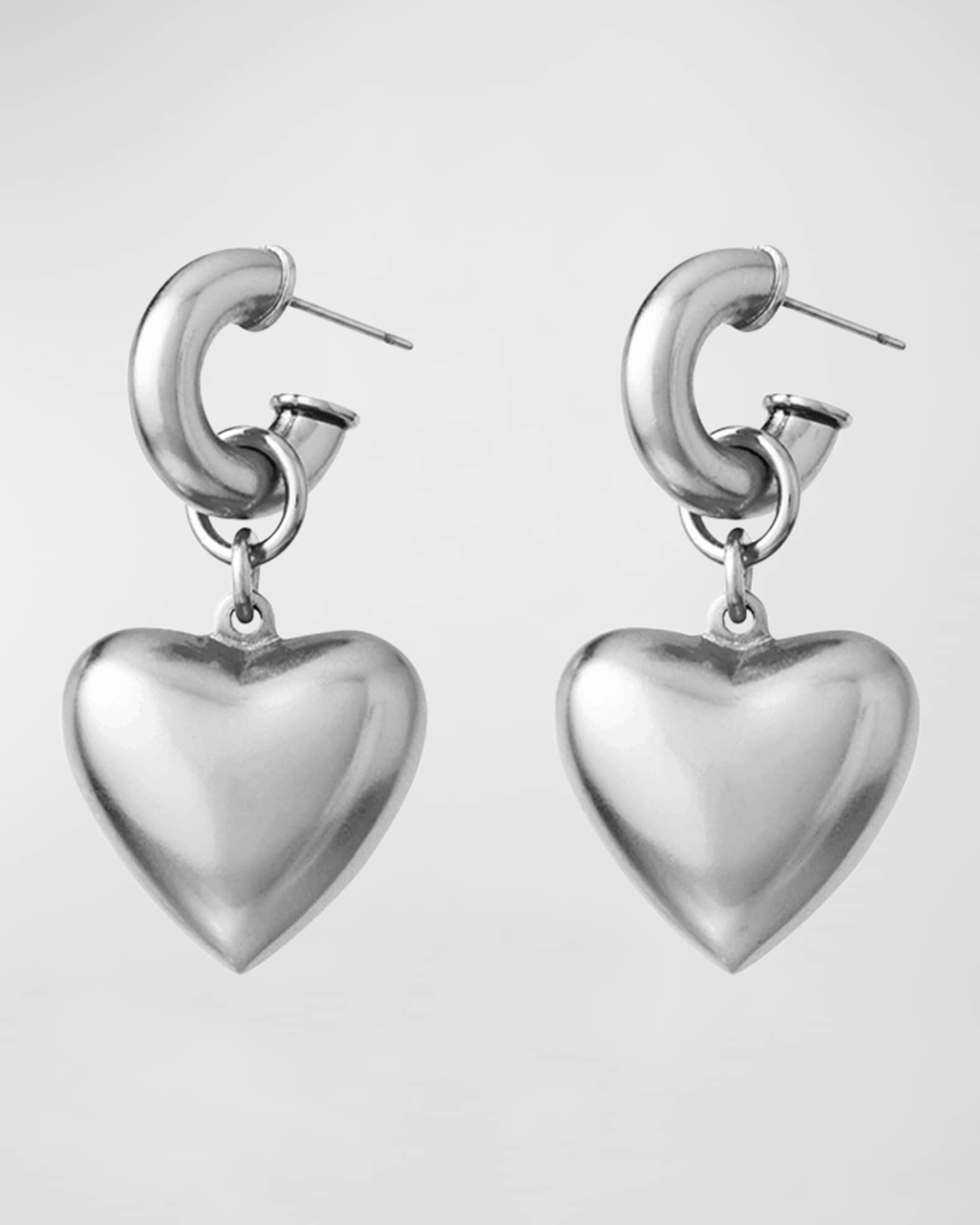 Roxanne Assoulin Puffy Hearts Earrings | Neiman Marcus