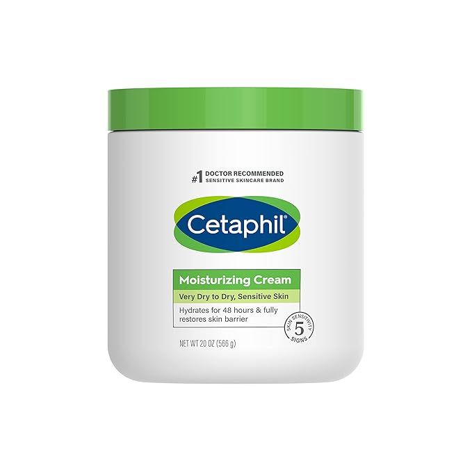 Body Moisturizer by CETAPHIL, Hydrating Moisturizing Cream for Dry to Very Dry, Sensitive Skin, N... | Amazon (US)