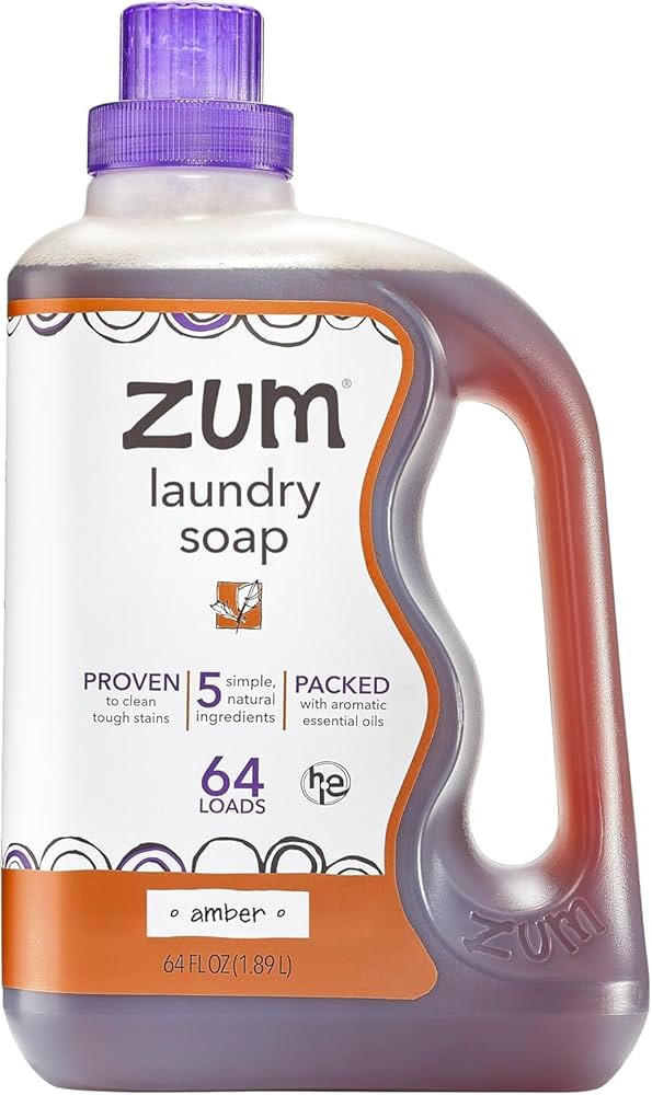 Indigo Wild Zum Laundry Soap - Plant-Based Liquid Laundry Soap - Amber - 64 fl oz | Amazon (US)