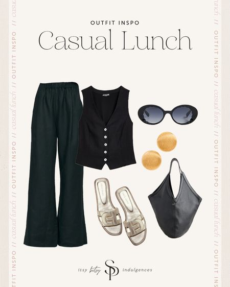 Spring and summer outfit inspo- casual lunch 

#LTKover40