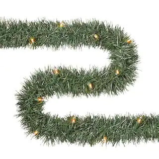 Home Accents Holiday 50 ft Prelit Garland 22GU50001 - The Home Depot | The Home Depot
