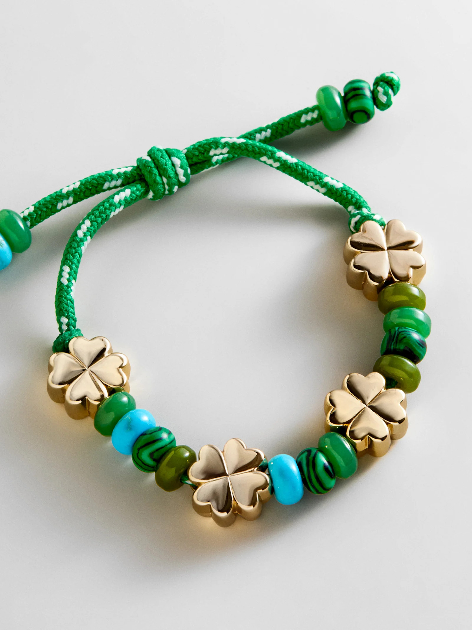 Happy Here Beaded Bracelet - Clover | BaubleBar