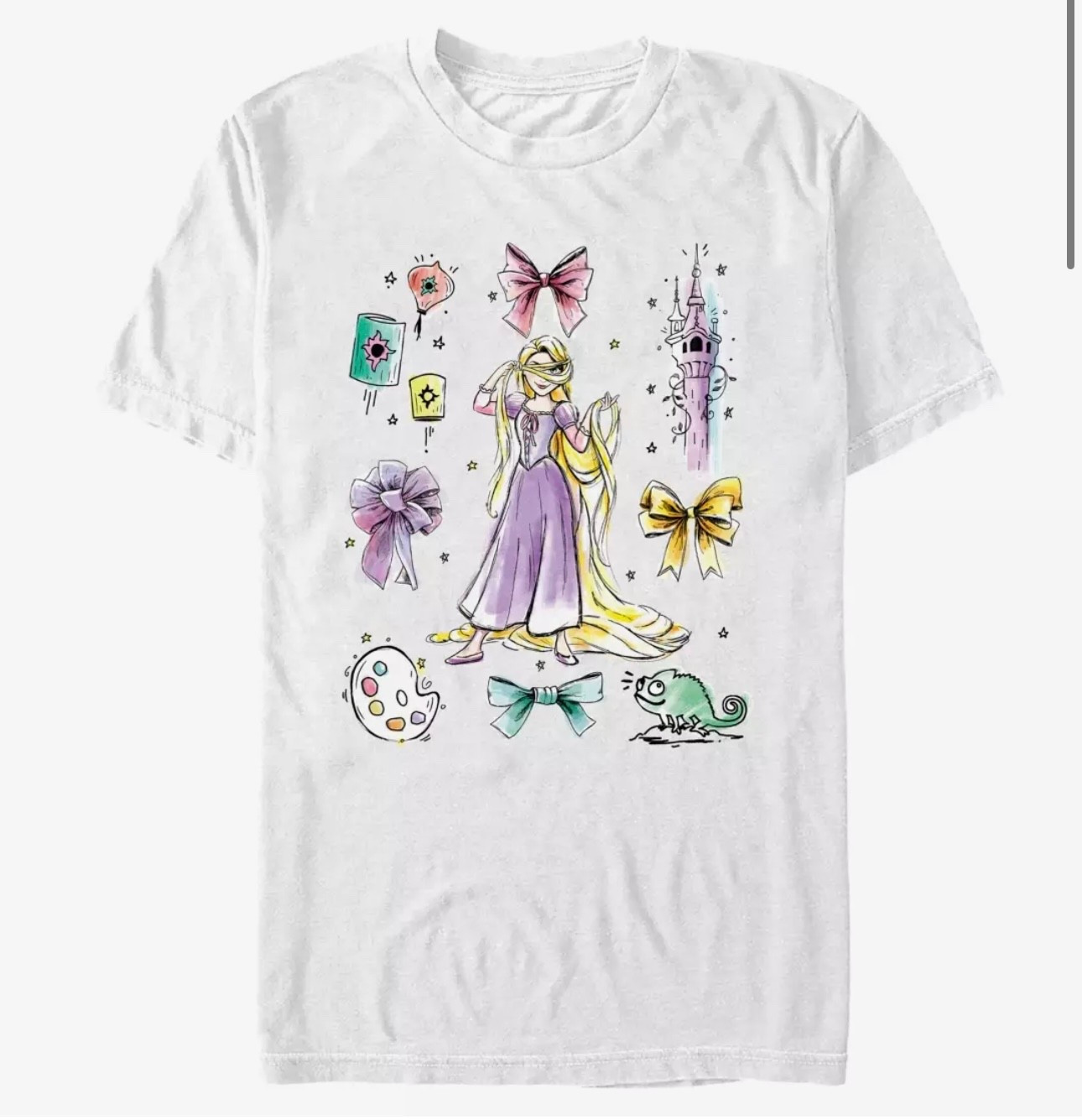 Rapunzel Disney princess tangled bows t shirtt