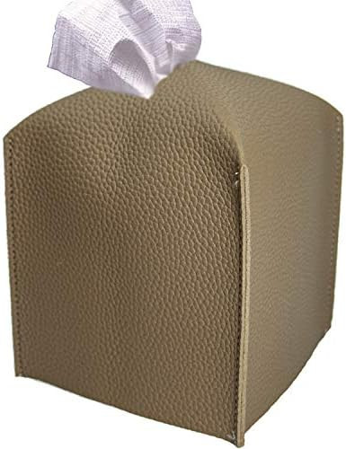 Carrotez Tissue Box Cover, [Refined] Modern PU Leather Square Tissue Box Holder - Decorative Holder/ | Amazon (US)