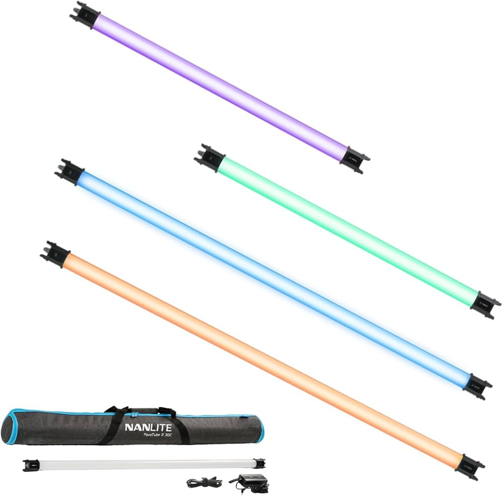 NANLITE PavoTube II RGBWW LED Light Tube, Color RGBWW LED Pixel Tube Photography Handheld LED Vid... | Amazon (US)