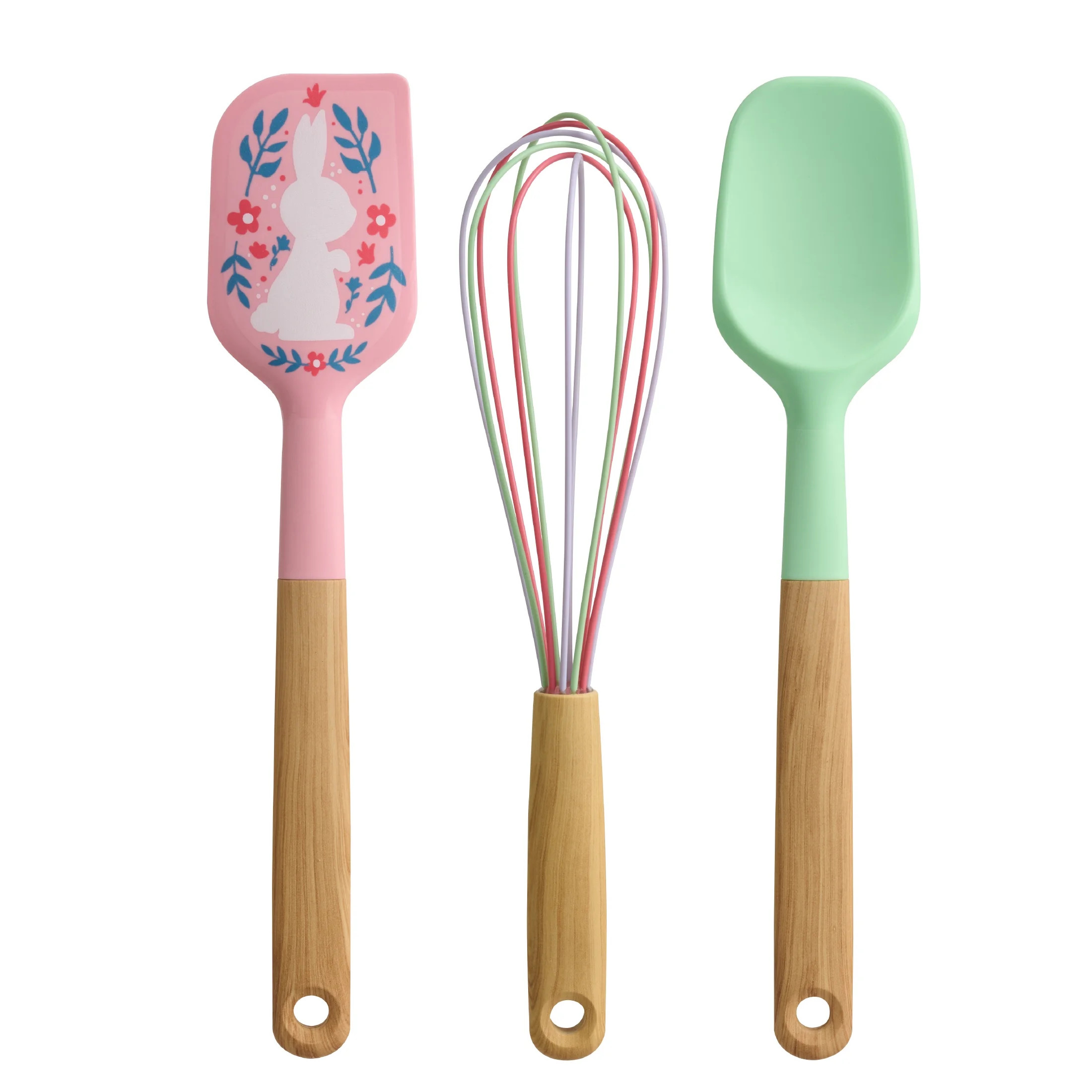 Way To Celebrate 3-Piece Baking Tool Set, Green, Pink and Purple | Walmart (US)