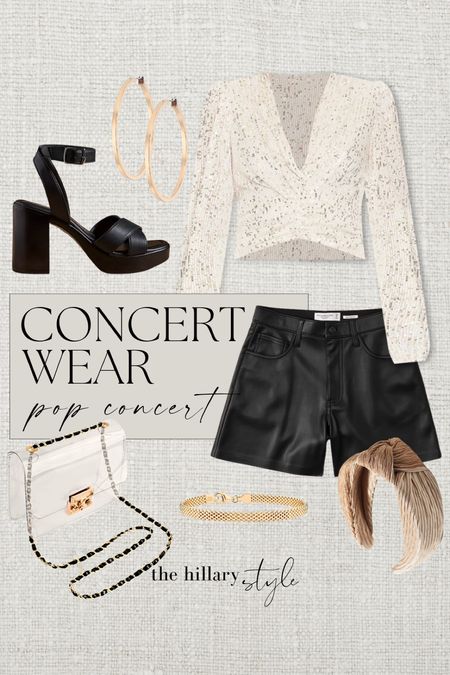 Concert Wear: Pop Concert

Concert Outfit, Festival Outfit, Pop Festival Look, Coachella Outfit, Leather Shorts, Anthropologie, Abercrombie and Fitch, Clear Purse, Beyoncé Concert Outfit, Clear Purse Concert, Taylor Swift Concert Look, Headband, Bracelet, Chunky Heels, Cropped Long Sleeve, Ed Sherron Concert Outfit, Spring Fashion, Look For Less

#LTKstyletip #LTKshoecrush #LTKFind