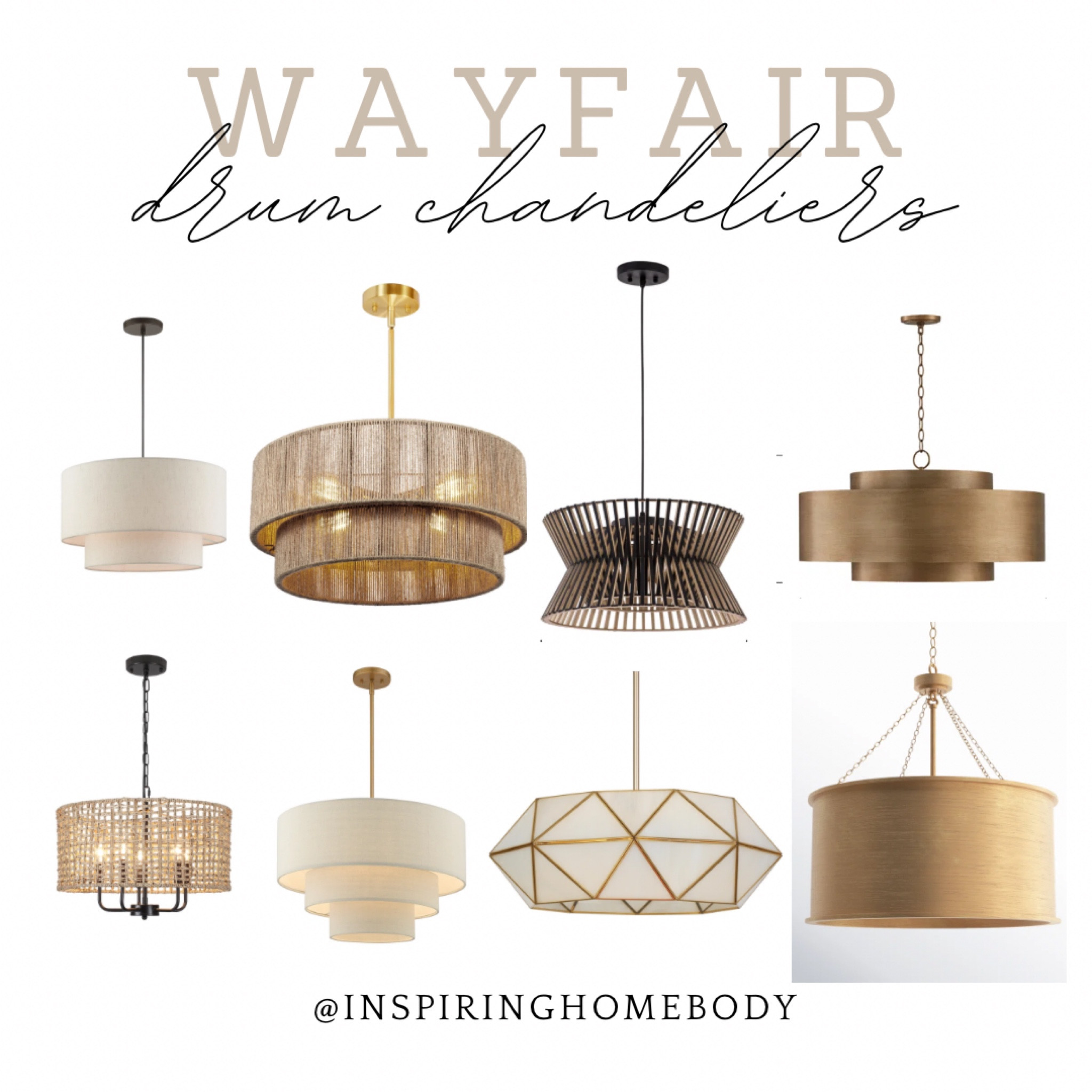 Wayfair lighting #Chandelier #lighting #drumlighting 

#LTKHome #LTKSaleAlert