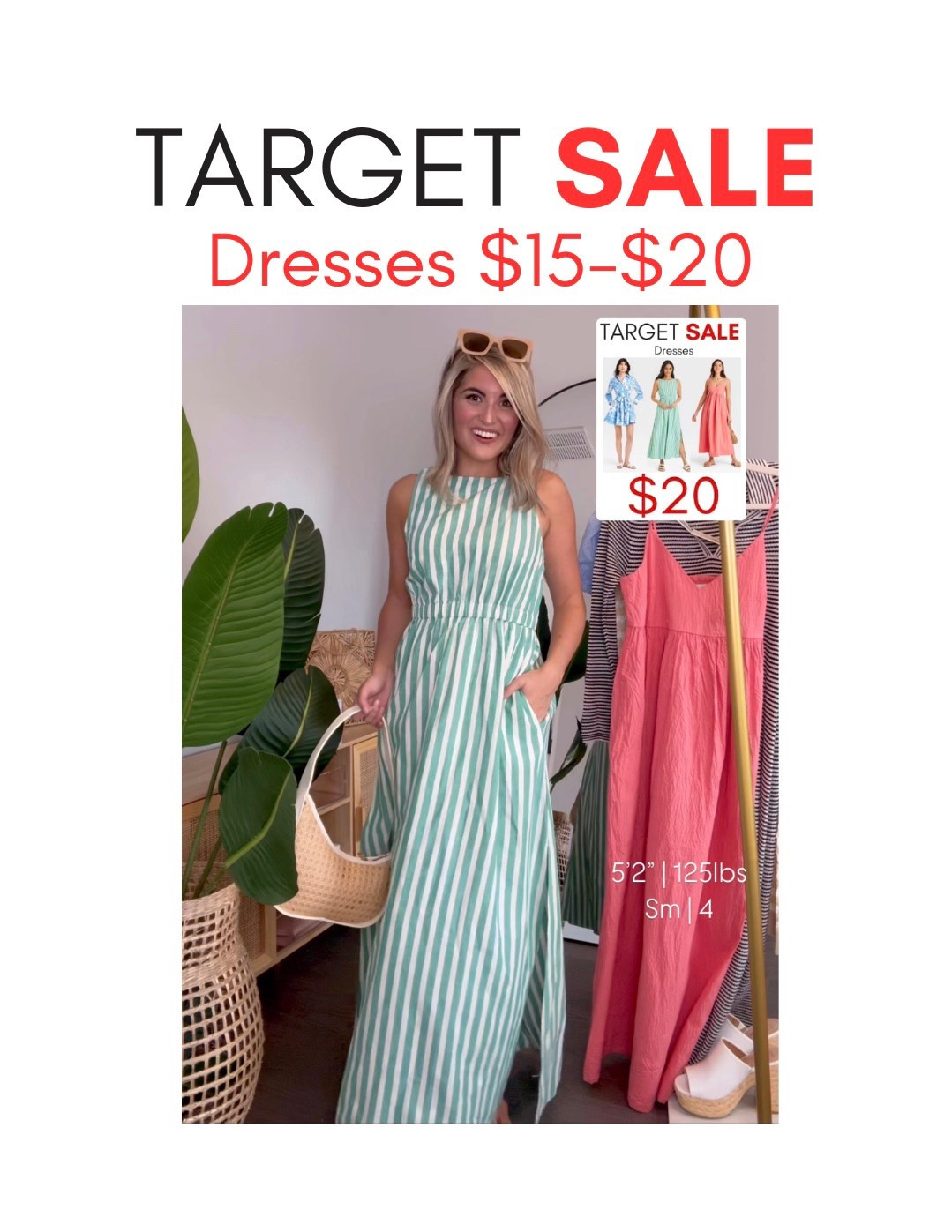 TARGET BIG SPRING SALE 2 DAYS ONLY🎯🎯🎯 Shoes, Dresses, Bags, Shorts 👖👡 more! As Low as $15 -$20🤩You’ll LOVE these the fit and quality is so good!
✨SIZING✨I’m 5’2” 125lbs small top and small/4 reg. bottom.
.
.
.
.
Target dress, target jeans, target shorts, target dresses, Target sailor jeans, Target two piece set, Target 2 piece sets, Target sale, Target circle sale, Target, target swim, swimsuit, one piece swimsuit, coverup, target leopard swimsuit, target coverup, beach coverup, vacation outfits, resortwear, vacation, travel outfits, Target circle sale, trench, denim, Target jeans, Target shoes, Target Athleisure, jumpsuit, camo pants, sailor jeans, Target deals, Target sale, loungewear, workwear, black jeans, jeans, tee shirt, knit top, sweater, wide leg jeans, viral, comfy outfit, tee shirt, wide leg, 

#LTKPetite #LTKSpringSale #LTKSaleAlert