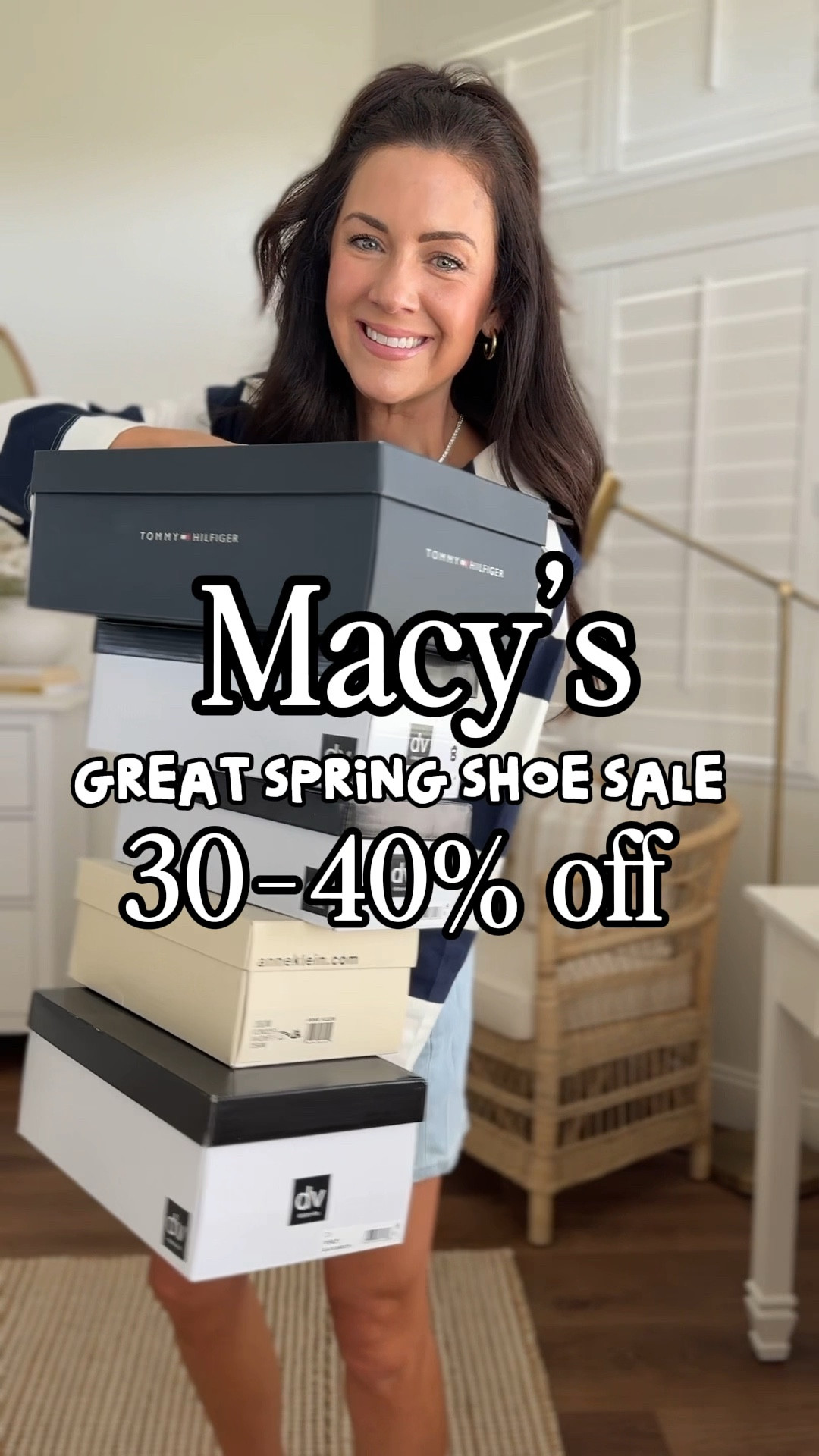 Comment DETAILS to shop🤍 #macyspartner @macys great spring shoe sale is here now thru 4/20 & you can finally shop your favorite brands 30-40% off (some exclusions apply) for women + men!! It’s the perfect time to refresh your spring & summer shoe wardrobe at the best prices! Here’s my top 4 picks that will go with everything and have you covered for all your upcoming events and vacations🙌🏼
.
.
SIZING-I found them all to run true to size. If you’re between sizes, I would go up in the jelly Mary Jane’s. They did run a little narrow.
.
.
@Shop.LTK, #liketkit

#LTKmomlife #LTKSeasonal #LTKSaleAlert
