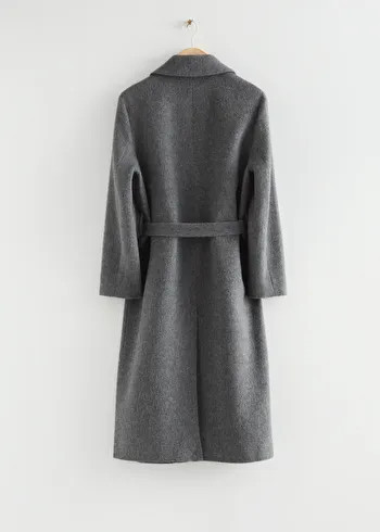 Relaxed Alpaca Blend Coat - Grey - Woolcoats - & Other Stories US | & Other Stories US