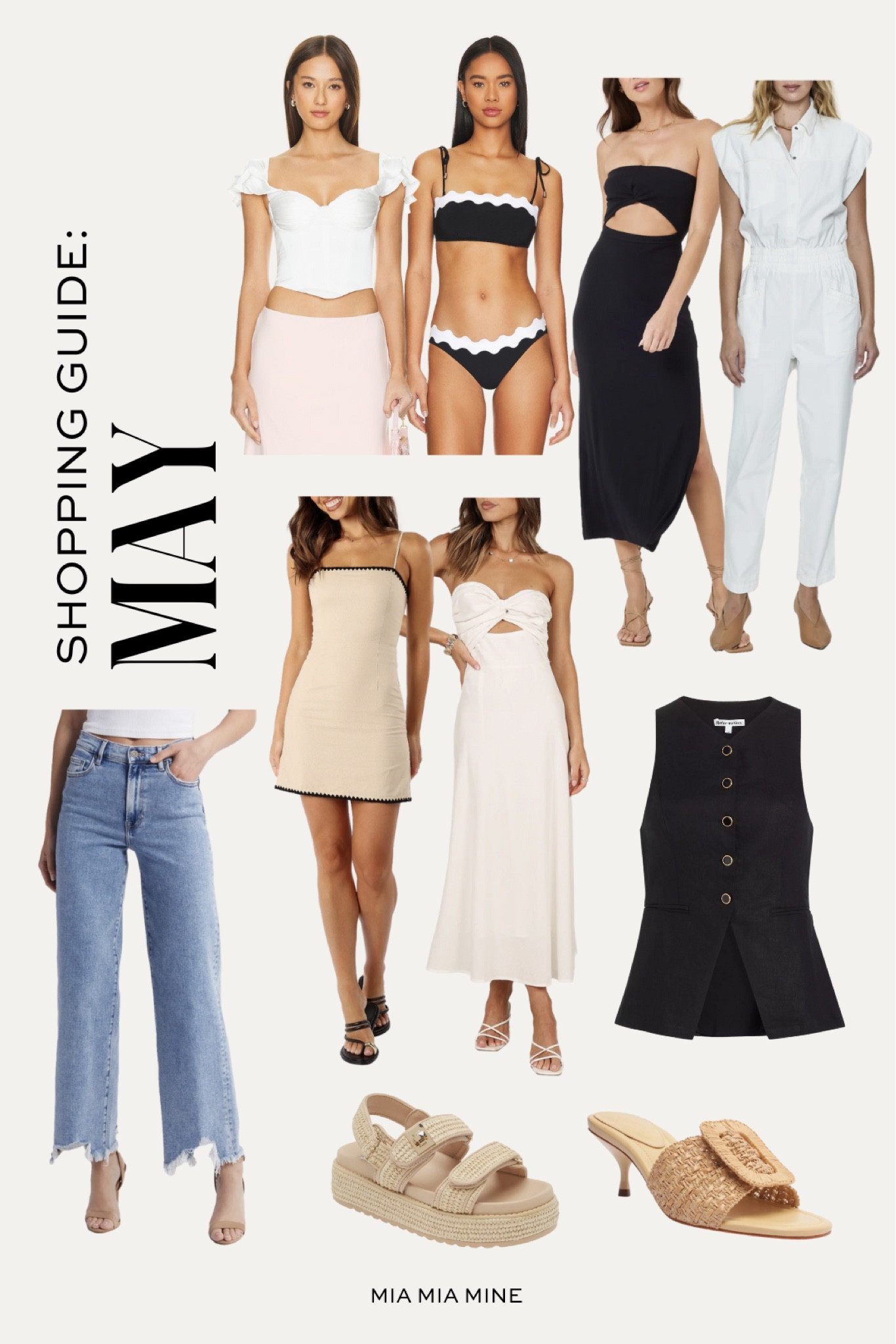 Summer outfit ideas 
Summer dress under $100
Black and white bikini
Lspace swimsuit coverup dress
Pistola white jumpsuit 
Wide leg jeans under $100
Summer sandals 

#LTKTravel #LTKStyleTip #LTKFindsUnder100