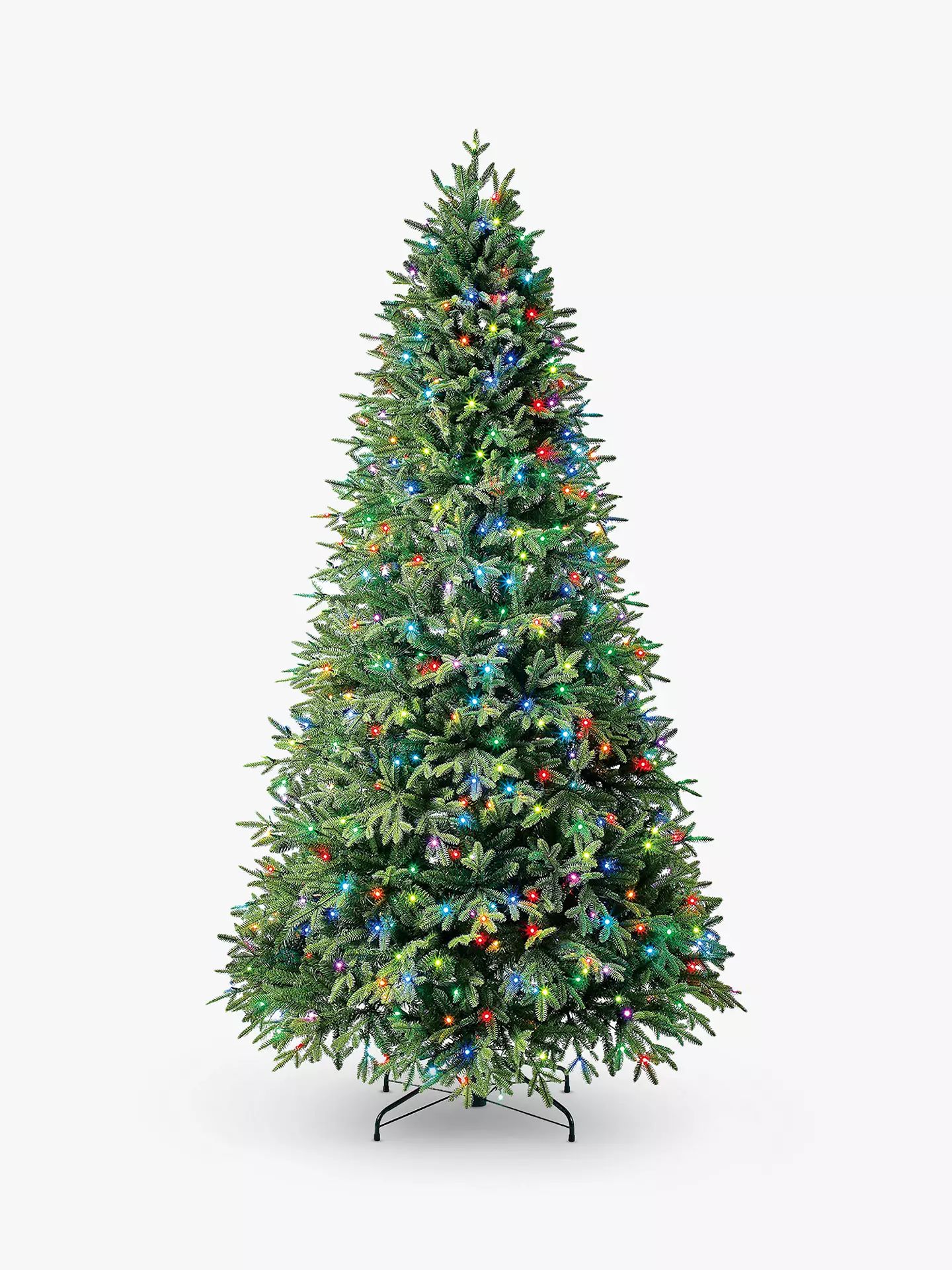 Evergreen Classic Holiday Symphony Rainbow Pre-Lit Christmas Tree, 7.5ft | John Lewis (UK)