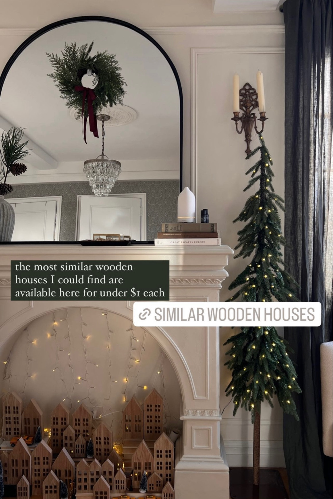 Christmas decor - the most similar wooden houses I could find are available under $1 

#LTKSeasonal #LTKHoliday #LTKunder50