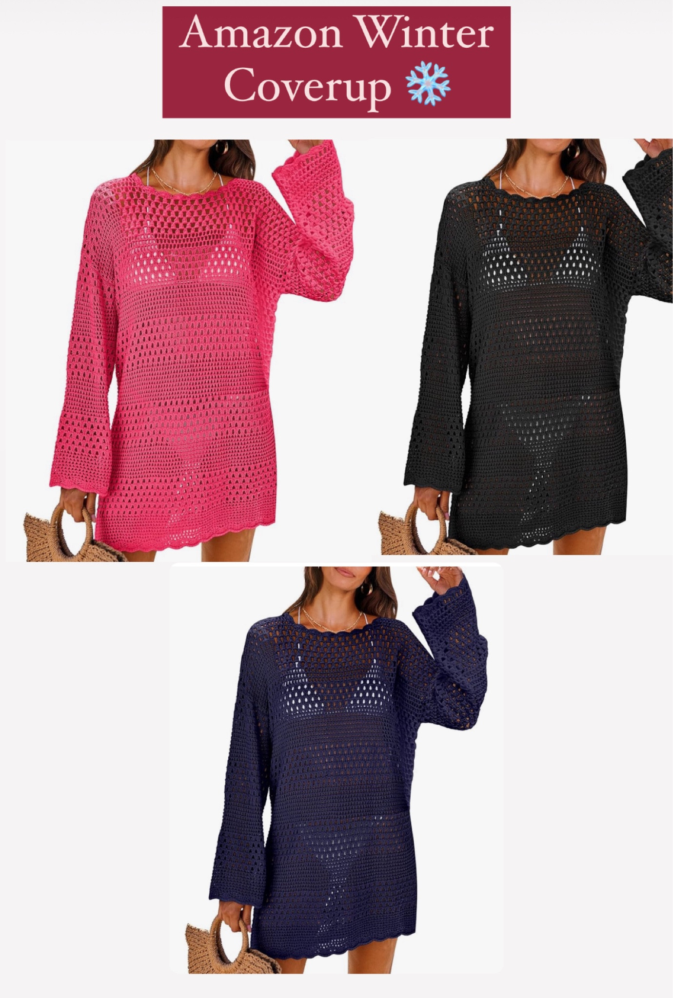 Swim cover up for House of Colour Winter! 

#LTKOver40 #LTKFindsUnder50 #LTKSwim