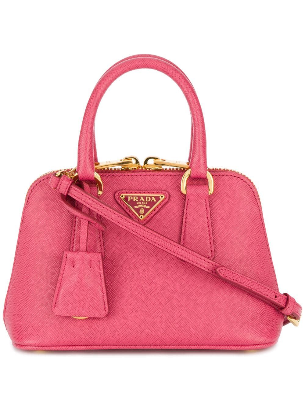 Prada Micro tote bag - Pink | FarFetch Global