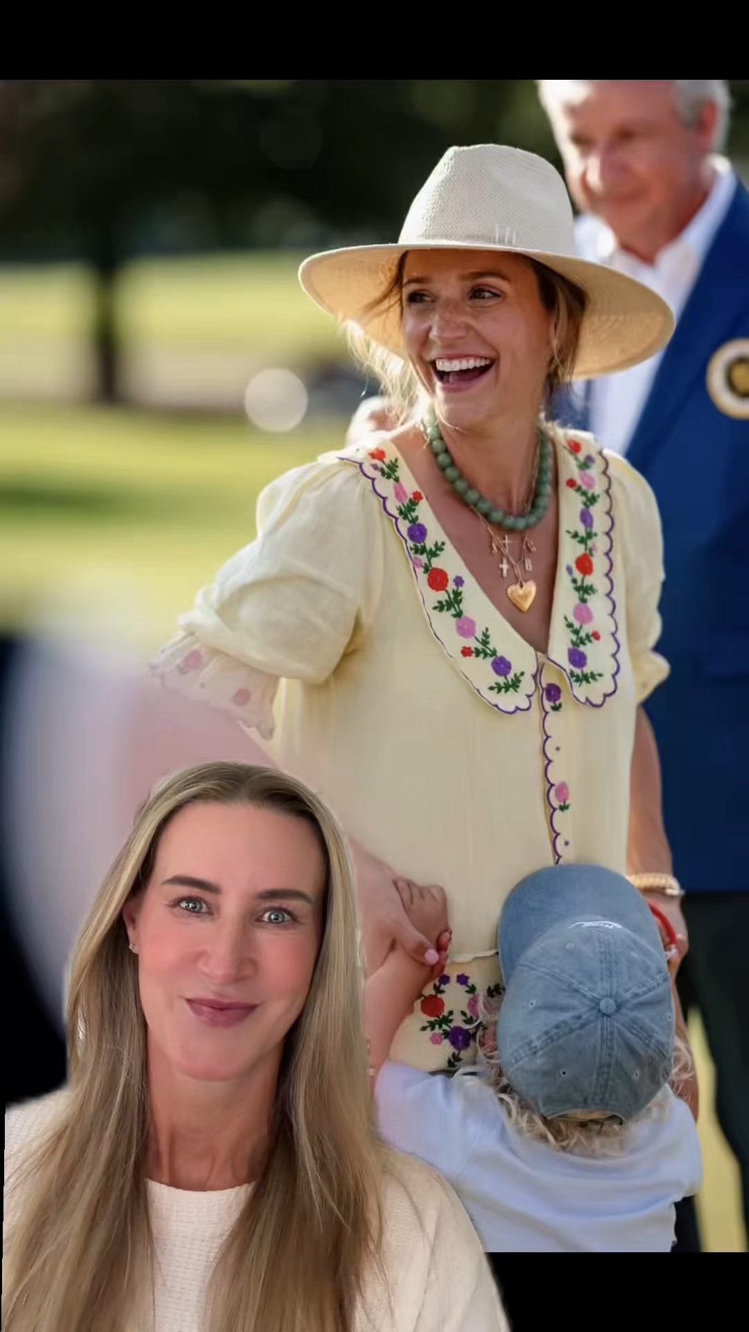 Meredith Scheffler might have just given us one of her best golf course looks yet.

Scottie Scheffler’s wife paired a cute bright yellow floral embroidered dress with powder blue suede sneakers and a classic woven straw rancher hat, and somehow the mix of feminine and sporty works perfectly.

This is what Meredith does so well with her golf style. She takes pieces that feel pretty and polished and mixes them with practical golf staples in a way that still feels effortless and completely wearable.

And those powder blue golf shoes with the yellow dress might be my favorite part of the entire look.

Comment SHOP and I’ll show you how to get the look.


📸 @pgatour Instagram

#MeredithScheffler #MeredithSchefflerDress ##MeredithSchefflerStyle #pga
