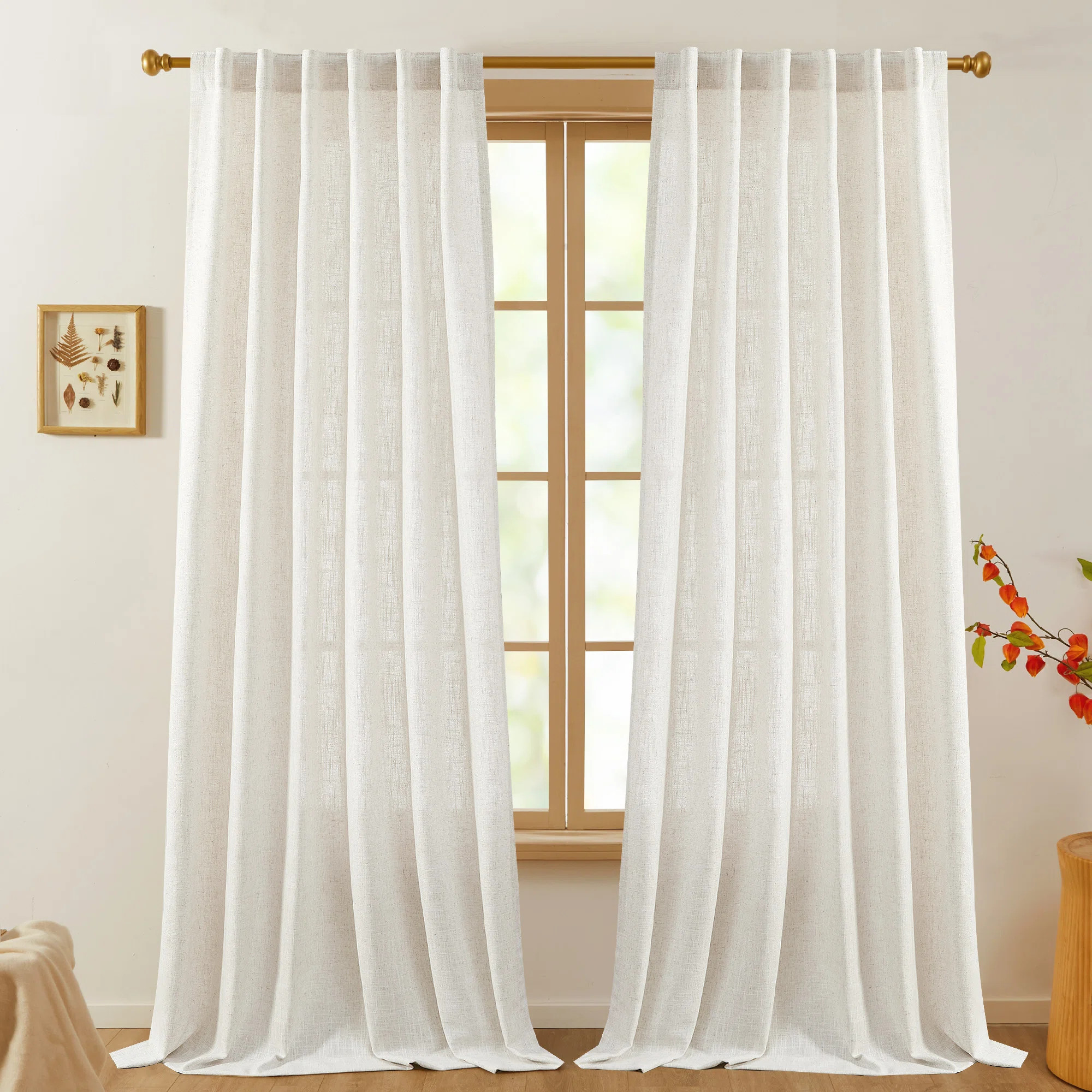 Polyester Sheer Curtain Panel | Wayfair North America