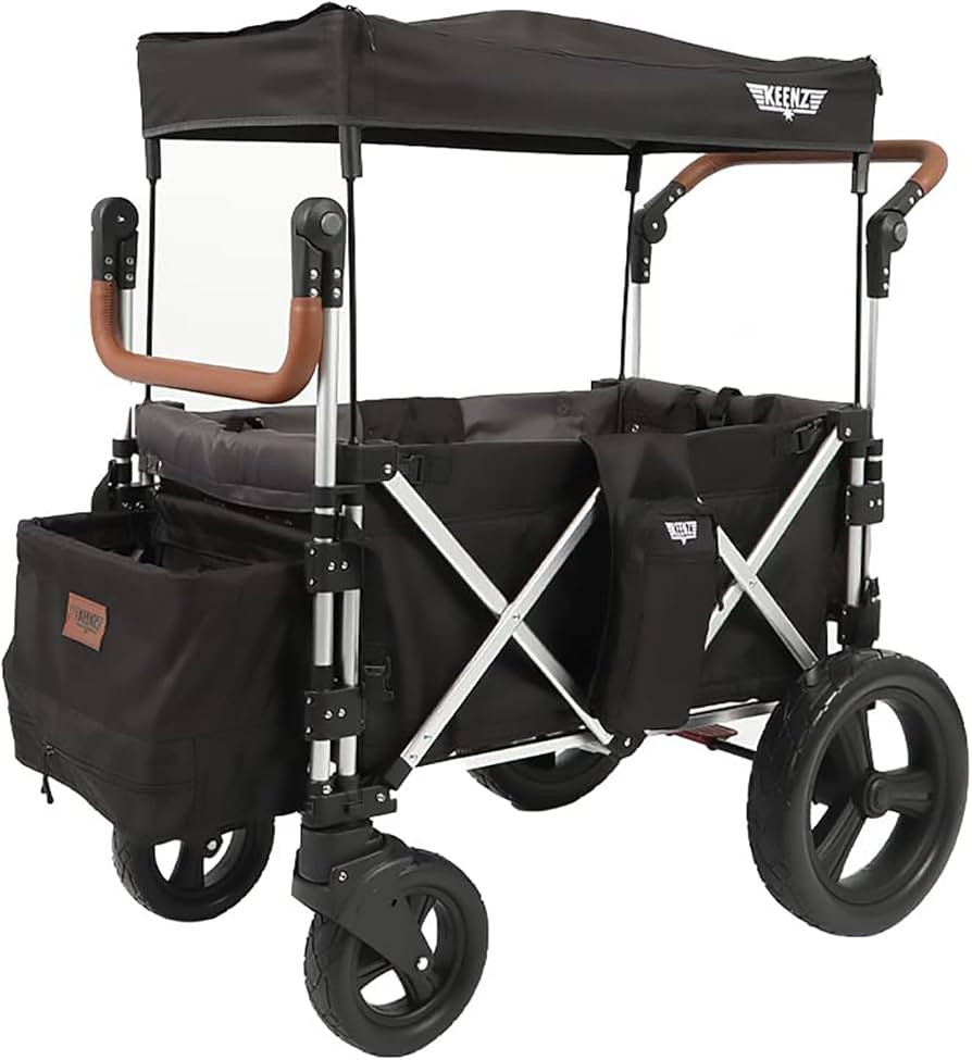 Keenz Original 7S Stroller Wagon – Push Pull Folding Wagon Stroller – 2 Seater Collapsible Ki... | Amazon (US)
