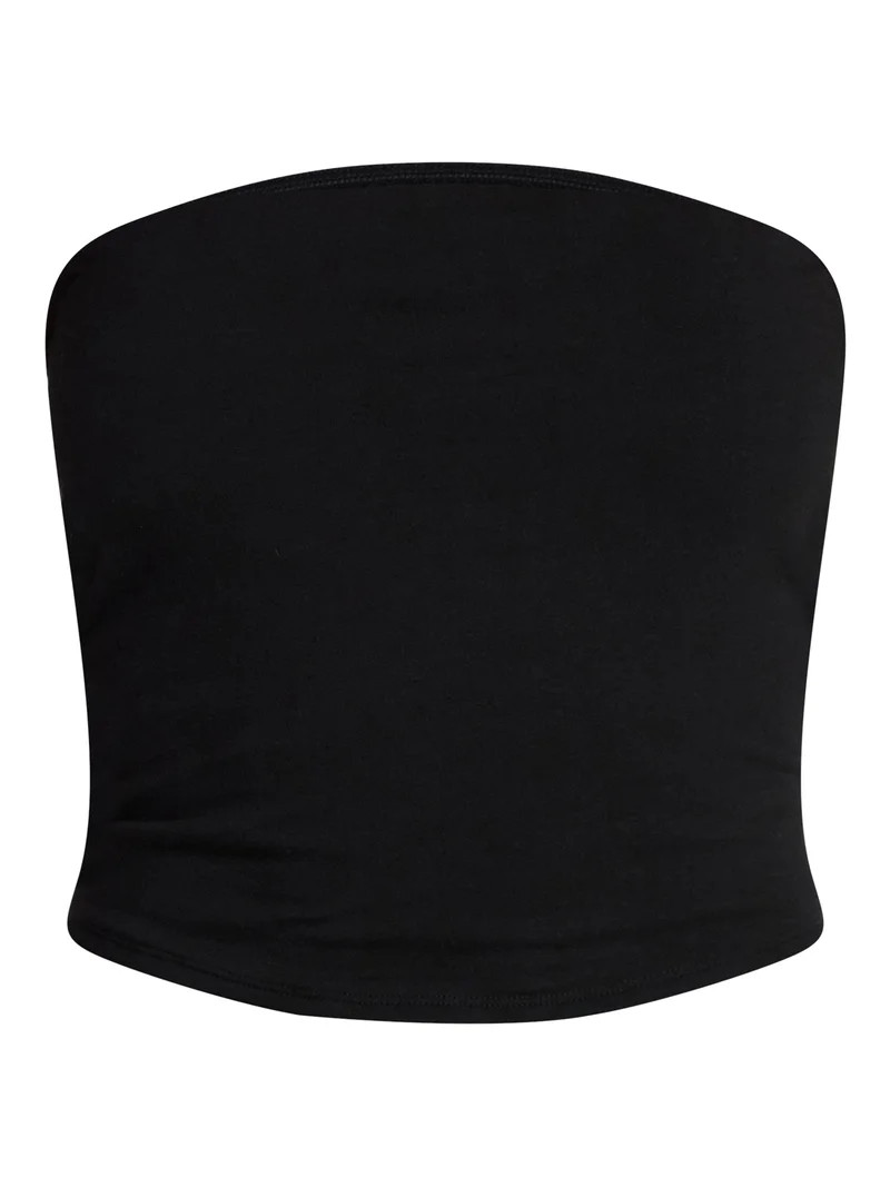 No Boundaries Cropped Tube Top, Women's XXS-XXL | Walmart (US)