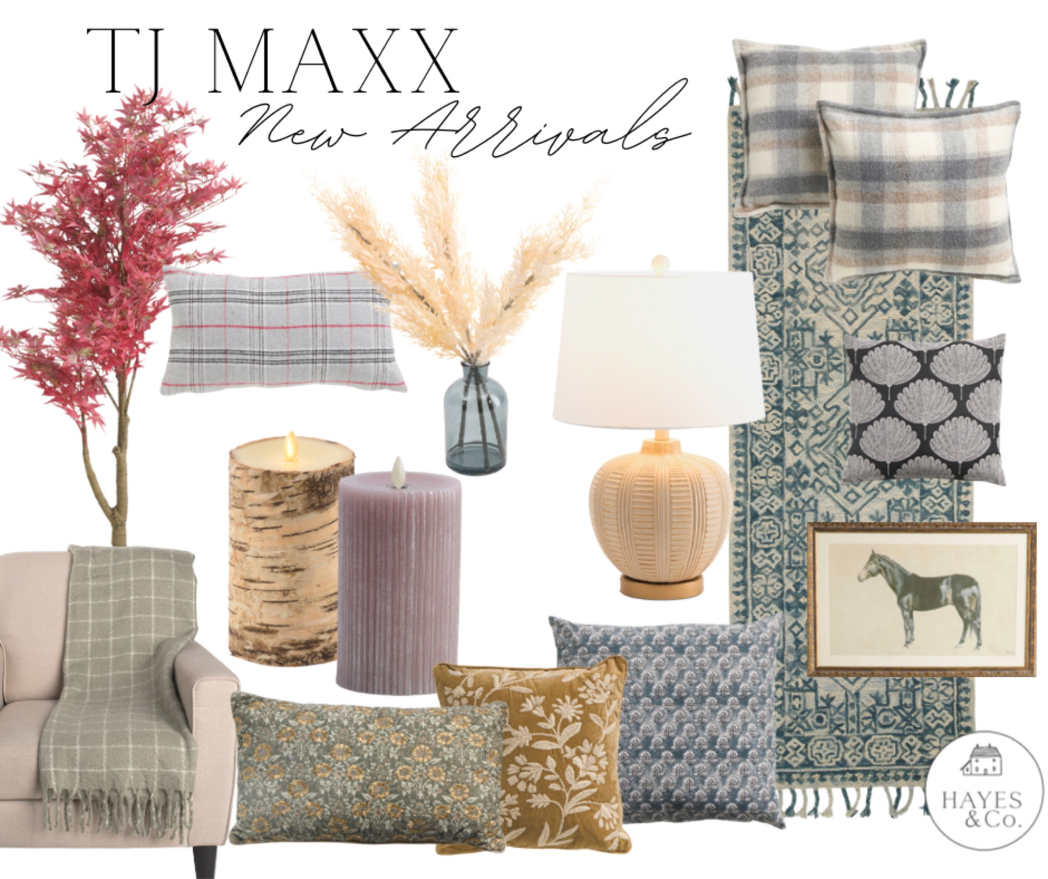 New fall decor arrivals from TJ Maxx!
Faux florals, plaid pillows, block print pillows, inexpensive lamps, LED pillar candles and more!

#LTKhome #LTKSeasonal #LTKSale
