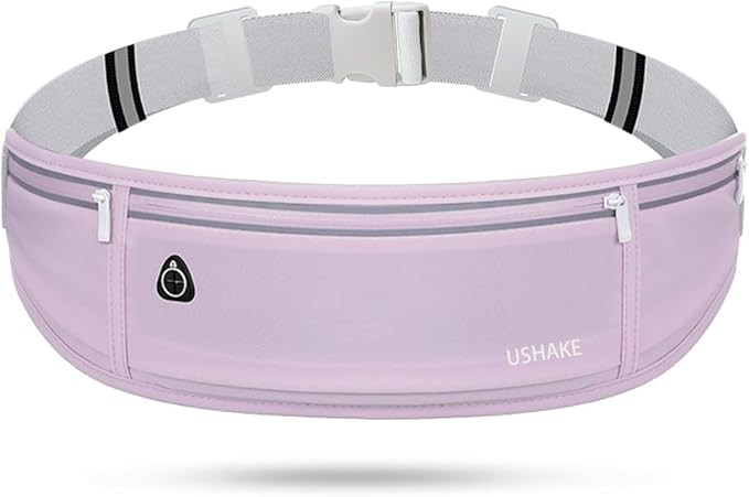 USHAKE Slim Running Belt, Workout Fanny Pack for Men Women,Exercise Waist Pack for Apple iPhone H... | Amazon (US)