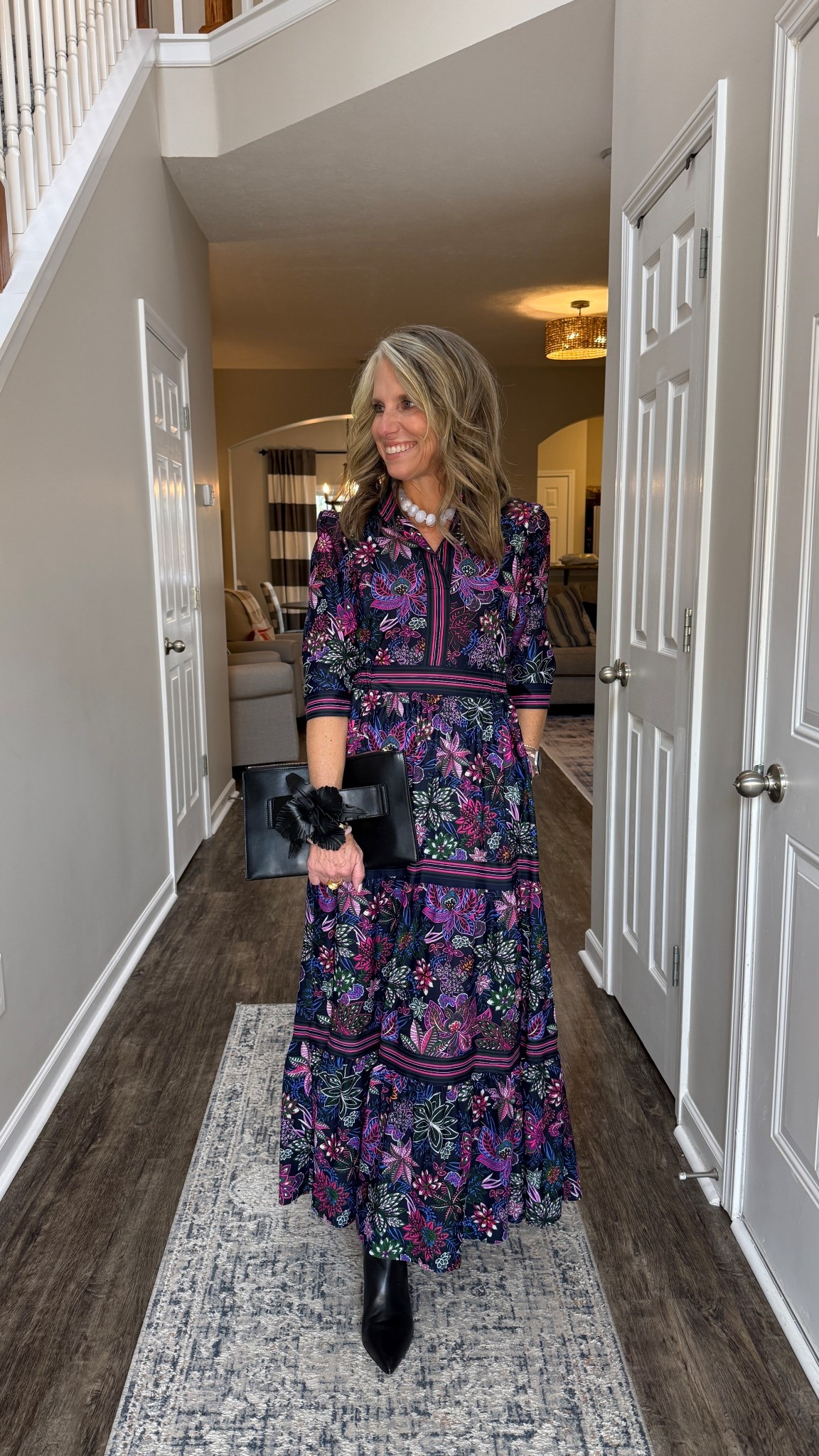 Beautiful dress for the holidays, wedding guest dress, showers, church. Wearing XS

#LTKHoliday #LTKOver40