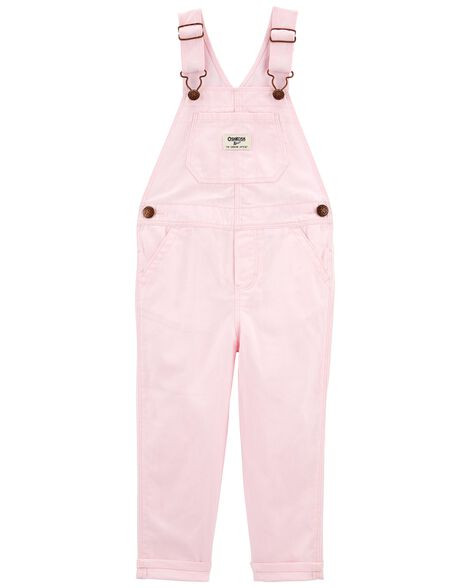 OshKosh B'gosh Toddler Girls Twill Overalls 5T Pink | Carter's