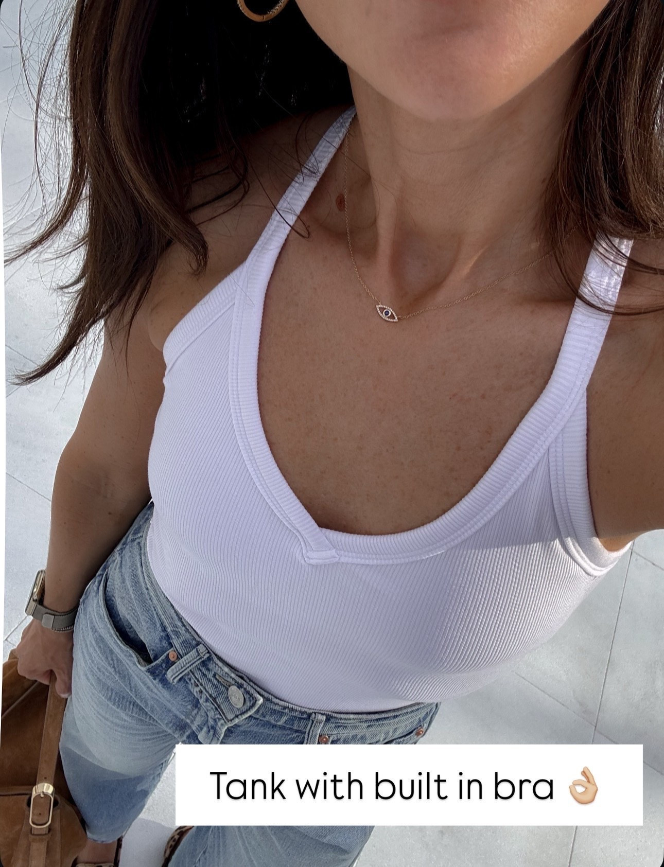This built in bra tank has become one of my favorite basics because it’s comfortable enough to skip an extra layer. The support is built right in, the fabric is soft and stretchy without being see through, and it looks just as good on its own as it does layered under a cardigan or jacket.

built in bra tank, tank top, everyday basics, wardrobe staple, comfortable top, layering piece, summer outfit, capsule wardrobe, casual style, everyday fashion, annabrstyle

#LTKootd #LTKSeasonal #LTKTravel