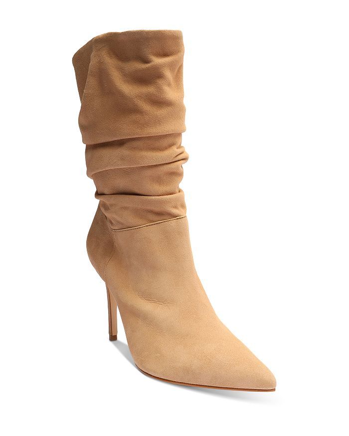 Women's Ashlee Pointed Toe Scrunched High Heel Boots | Bloomingdale's (US)