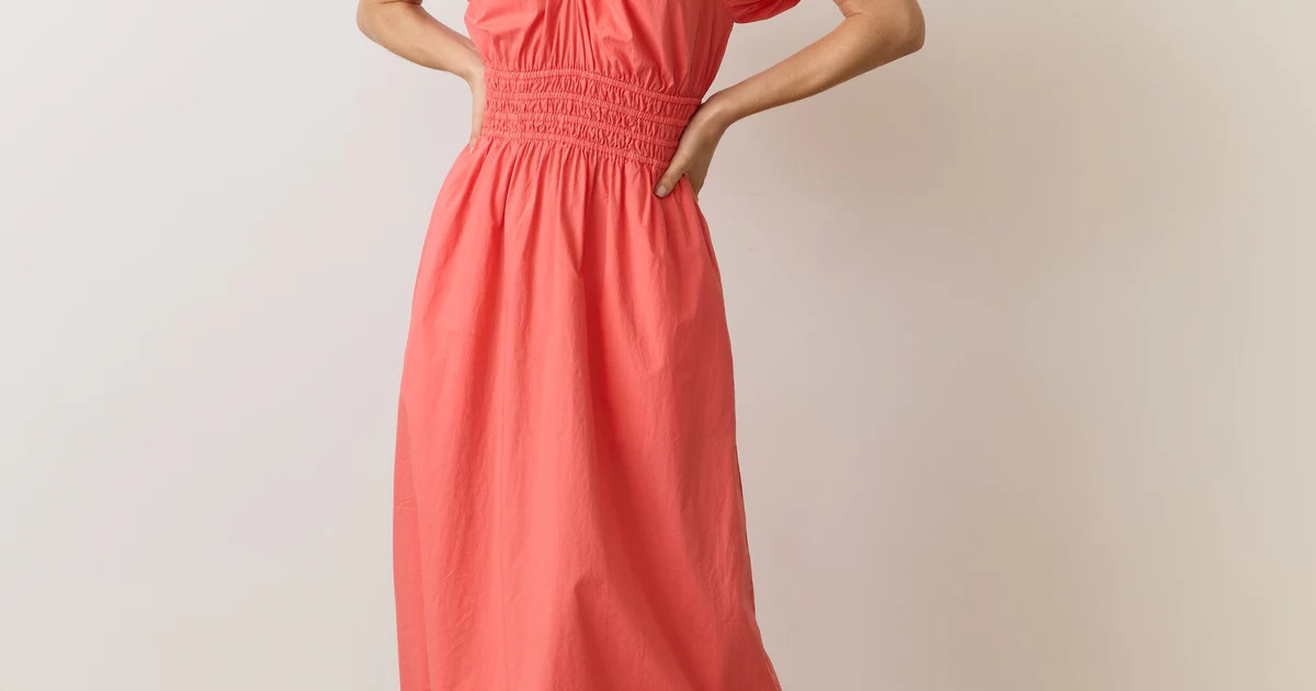 Emery Poplin Midi Dress | Marine Layer