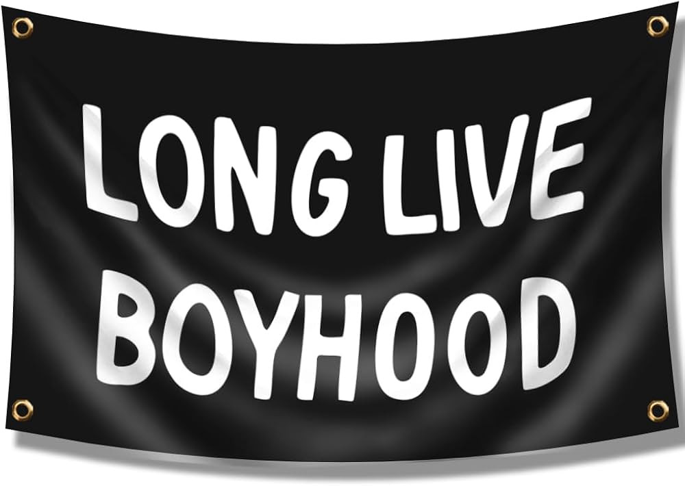 Arbinger Long Live Boyhood Flag 3x5Ft Banner For Boys Toddler Living Room Bedroom Dorm Nursery De... | Amazon (US)