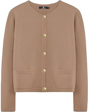 LILLUSORY Women's Cardigan Sweaters Fall Oufits Clothes Fashion Trendy Long Sleeve Tops Casual Kn... | Amazon (US)