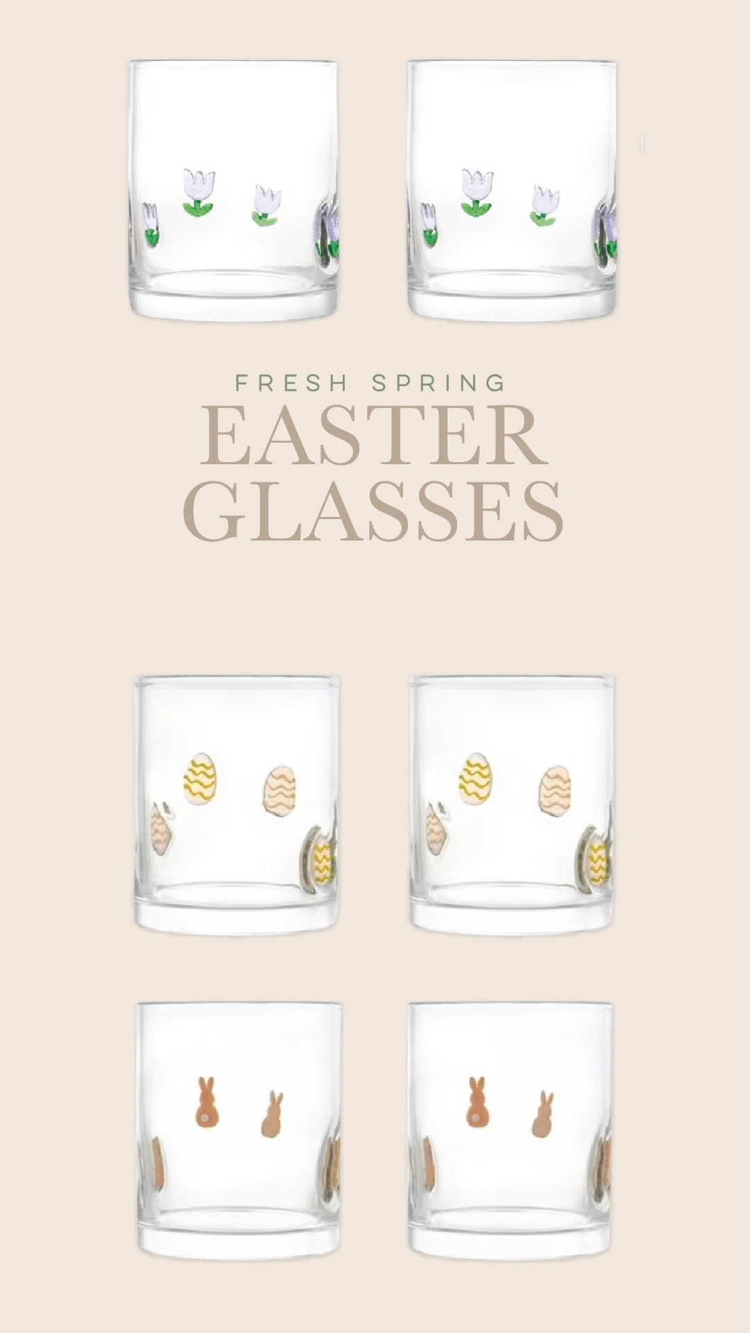 Because everything tastes better in a festive Easter glass! 

#LTKSaleAlert #LTKHome #LTKSeasonal
