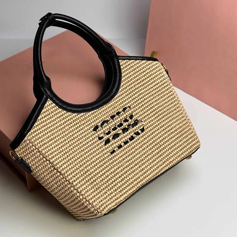 Save Big on Bulk  Hand Made Designer Straw Bag Classic Teen Panier In Palm Leaves Shoulder Bag Th... | DHGate