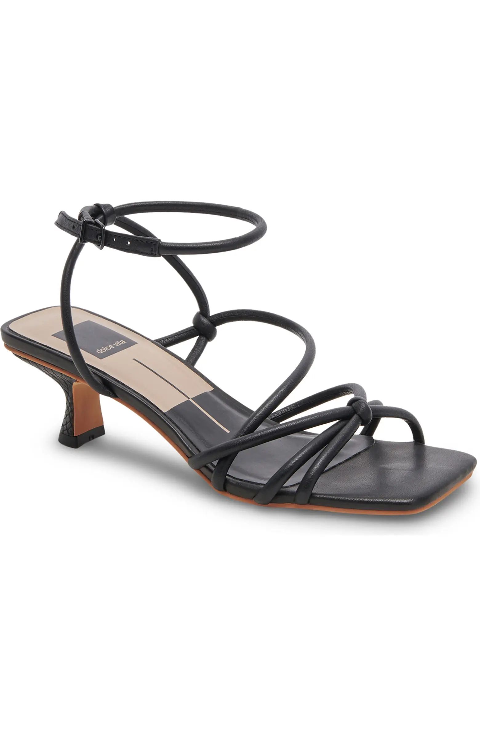 Bev Kitten Heel Ankle Strap Sandal (Women) | Nordstrom