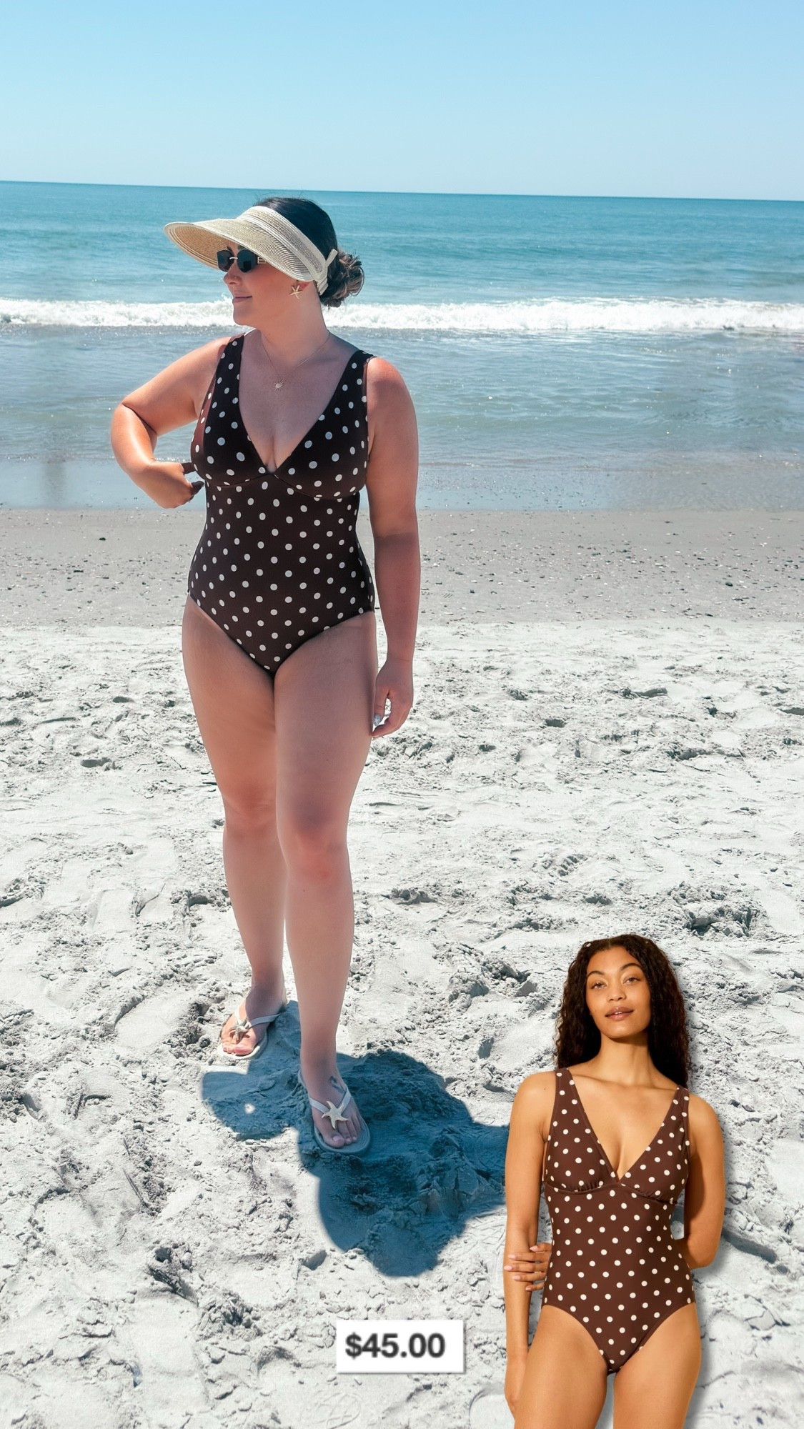 one of the most comfortable swimsuits I've put on this season! & I've still been loving polka dots so this was an immediate yes for me 😍🤎

#LTKmomlife #LTKSwim #LTKSeasonal