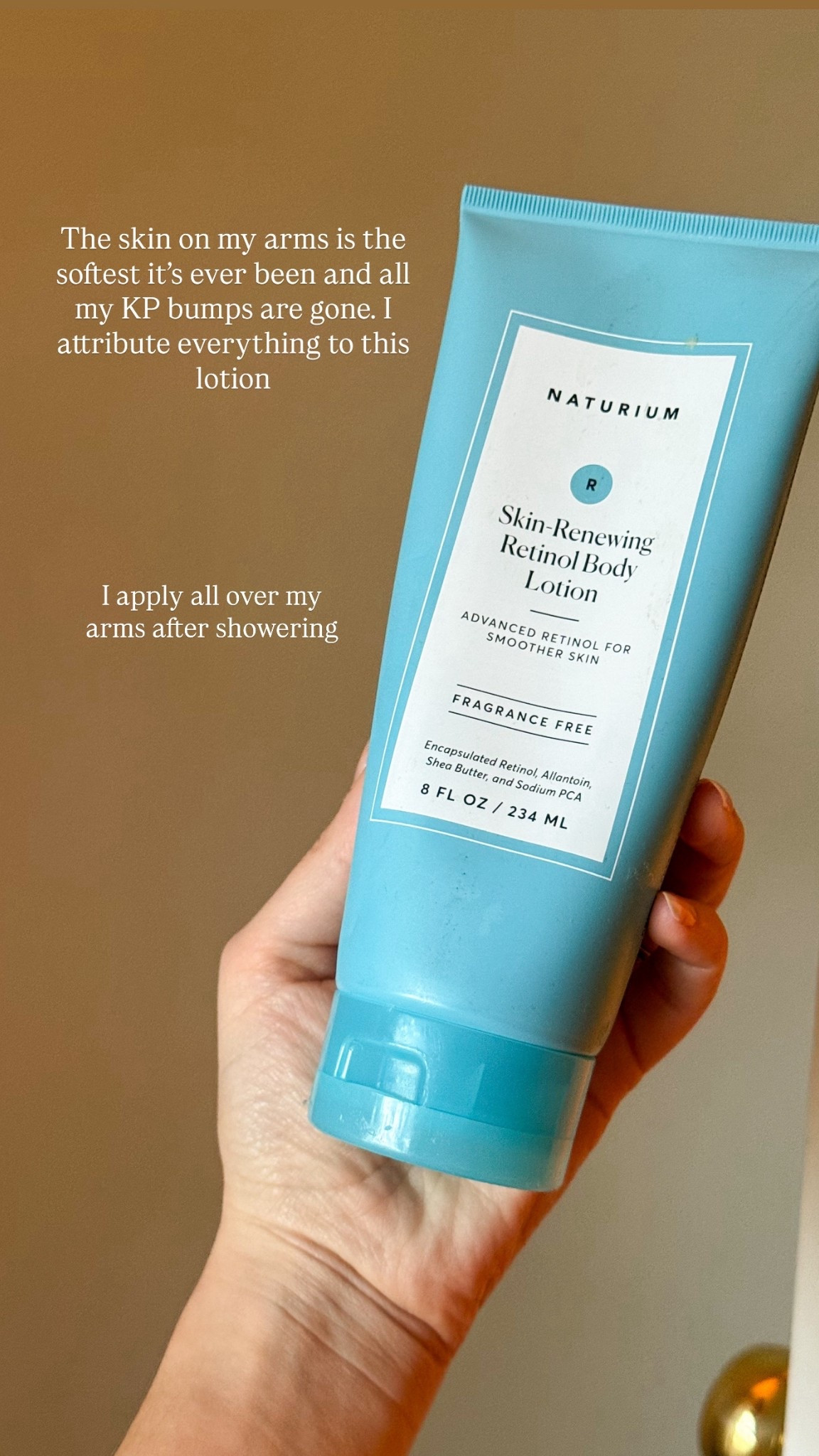 This helped me get rid of KP bumps on my arms and make my skin as smooth as ever. Highly recommend this retinol lotion 

#LTKmorningroutine #LTKselfcare #LTKBeauty