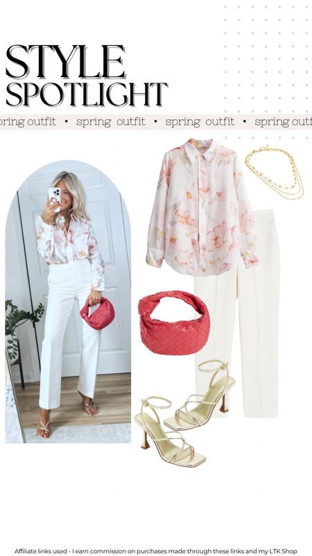 Spring outfit
White pants outfit 