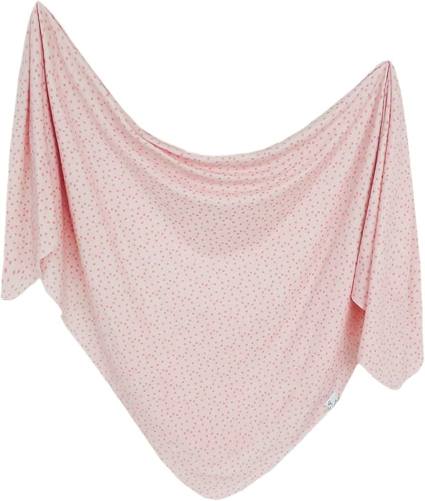 Copper Pearl Large Premium Knit Baby Swaddle Receiving Blanket Dottie | Amazon (US)