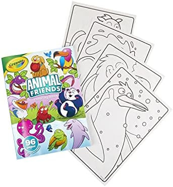 Crayola Animal Friends Coloring Book, 96 Animal Coloring Pages, Gift for Kids, Ages 3, 4, 5, 6 | Amazon (US)