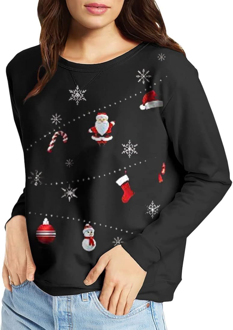 Christmas Sweatshirt, Holiday Sweatshirt, Christmas Sweatshirt | Amazon (US)