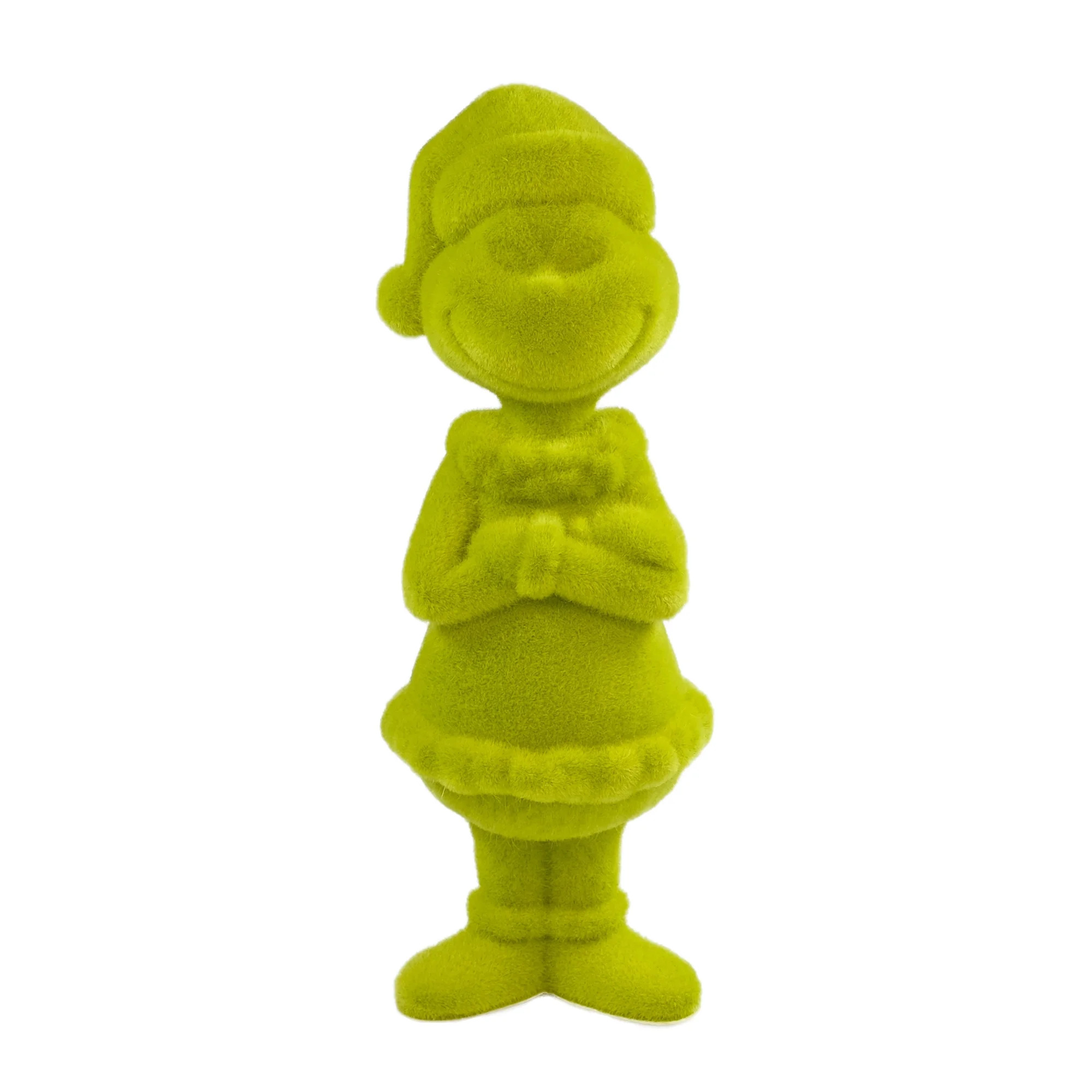 Grinch 11 inch Flocked Figure, Green, by Ruz - Walmart.com | Walmart (US)
