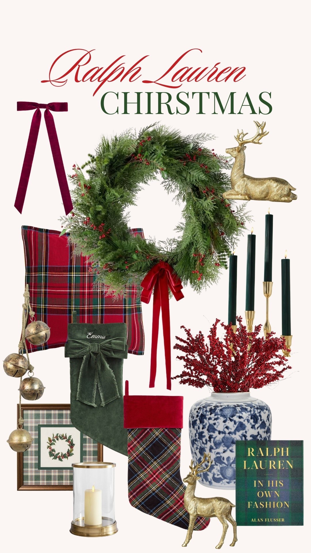 Ralph Lauren-inspired Christmas decoChris

#LTKHoliday #LTKHome #LTKSeasonal