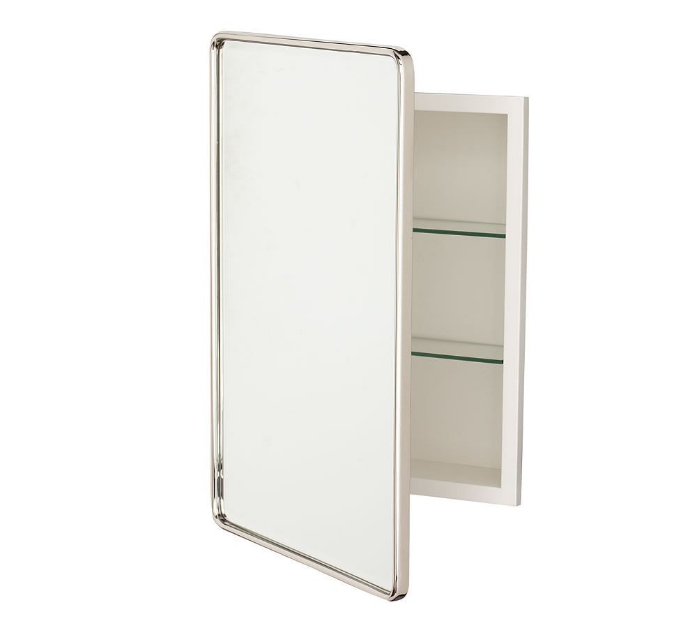 Vintage Rounded Rectangular Recessed Medicine Cabinet | Pottery Barn (US)